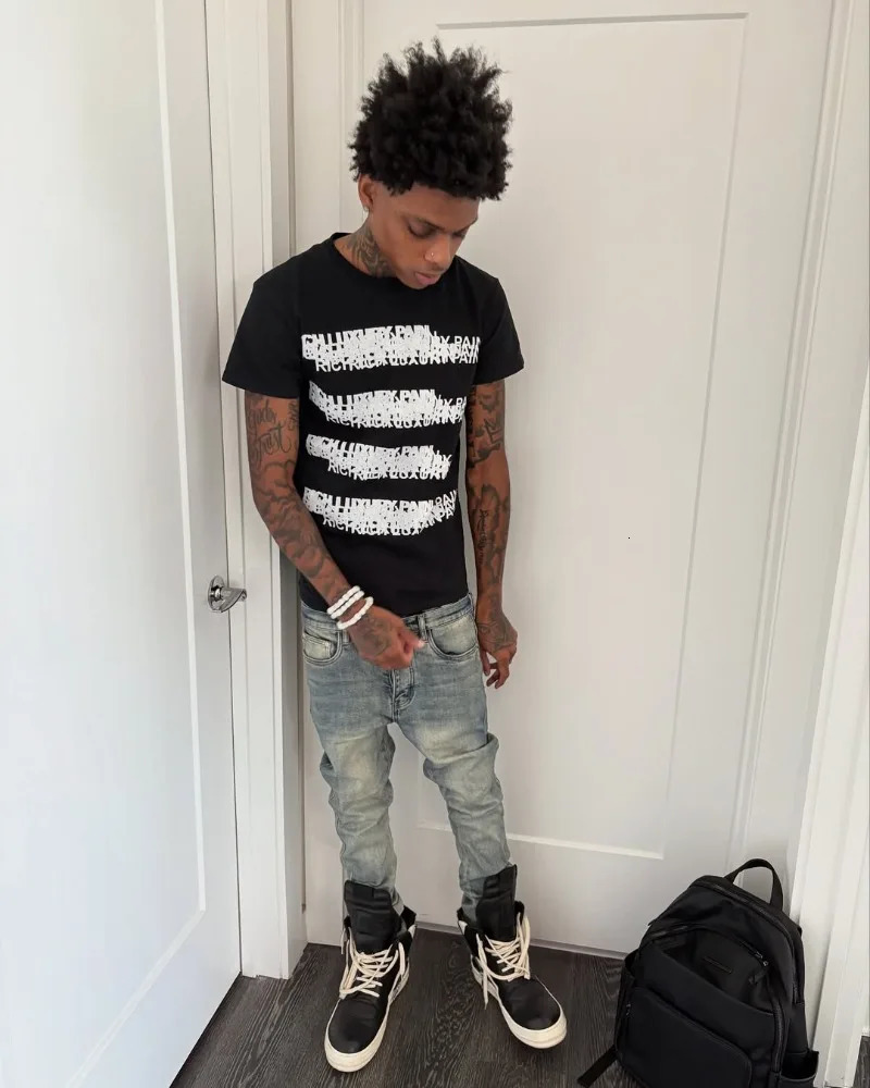 Summer Harajuku Casual Fashionable Letter Printing Oversized Short-sleeved Top Men Y2k Hip-hop High Street T-shirt Women 250611