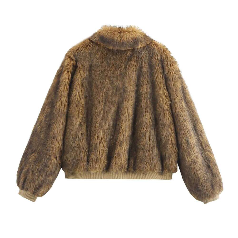 Winter Thick Warm Hairy Shaggy Faux Raccoon Man Long Sleeve High Quality Fluffy Jacket 2024 Artificial Fur Coat