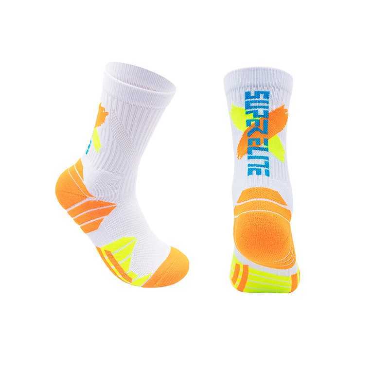 Mens High Tube Professional Practical Basketball Socks Contrast towel bottom thickened shock absorption Women Socks Z250610