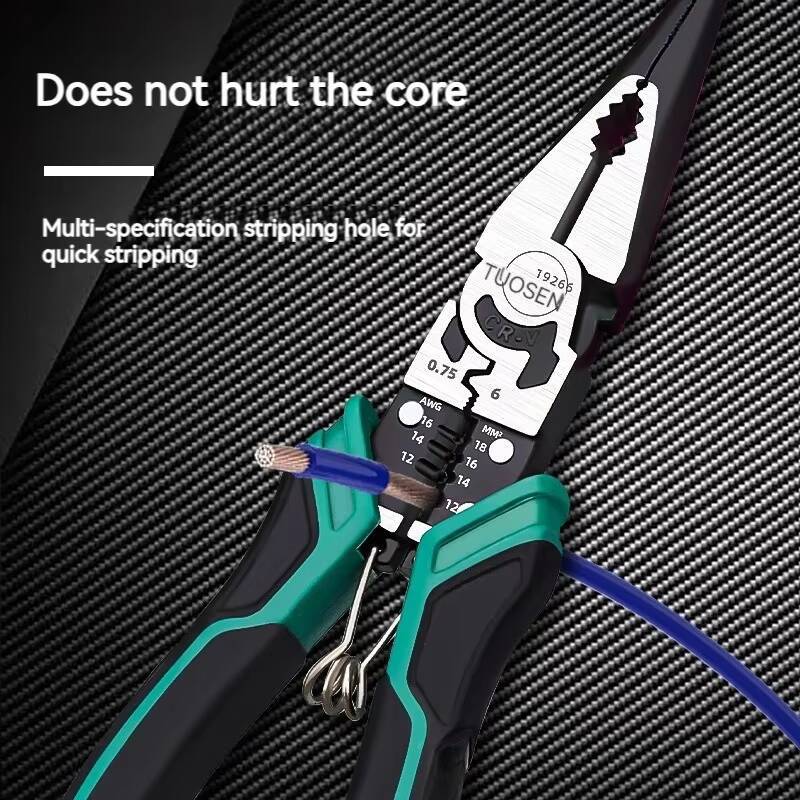 Multifunctional Diagonal Needle Nose Hardware Tools Universal Cutters Electrician Wire Pliers Set