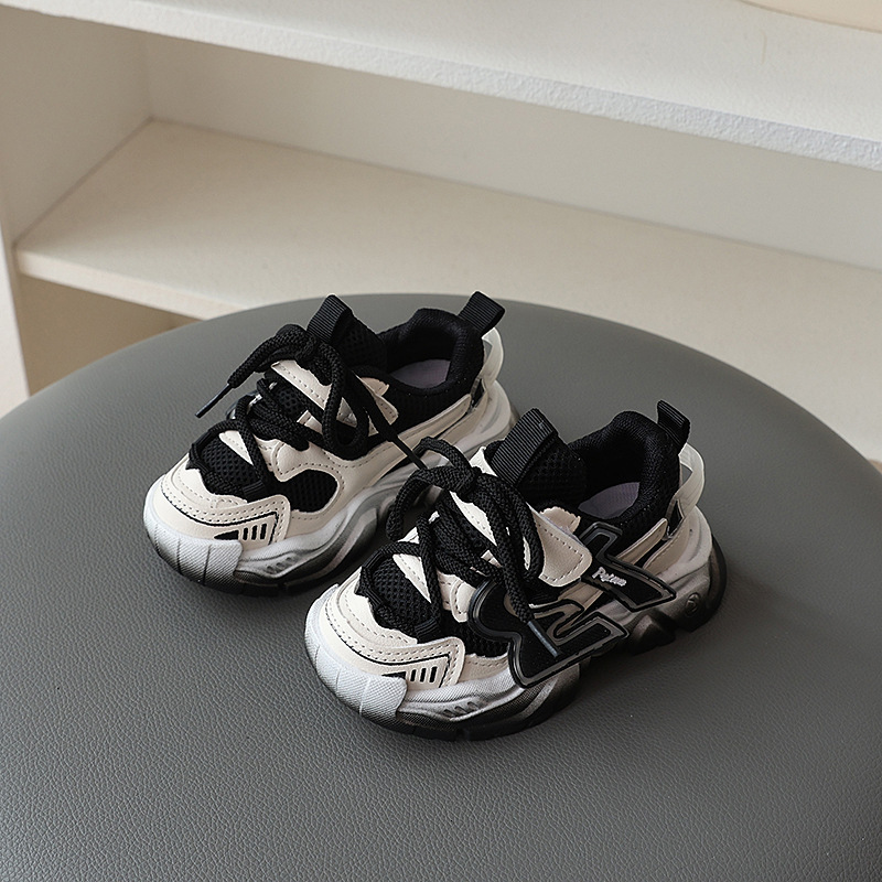Ddmyshoesvip Sports Spring And Autumn Mesh Breathable Casual Boys Dad Girls Baby children's shoes Single Shoes