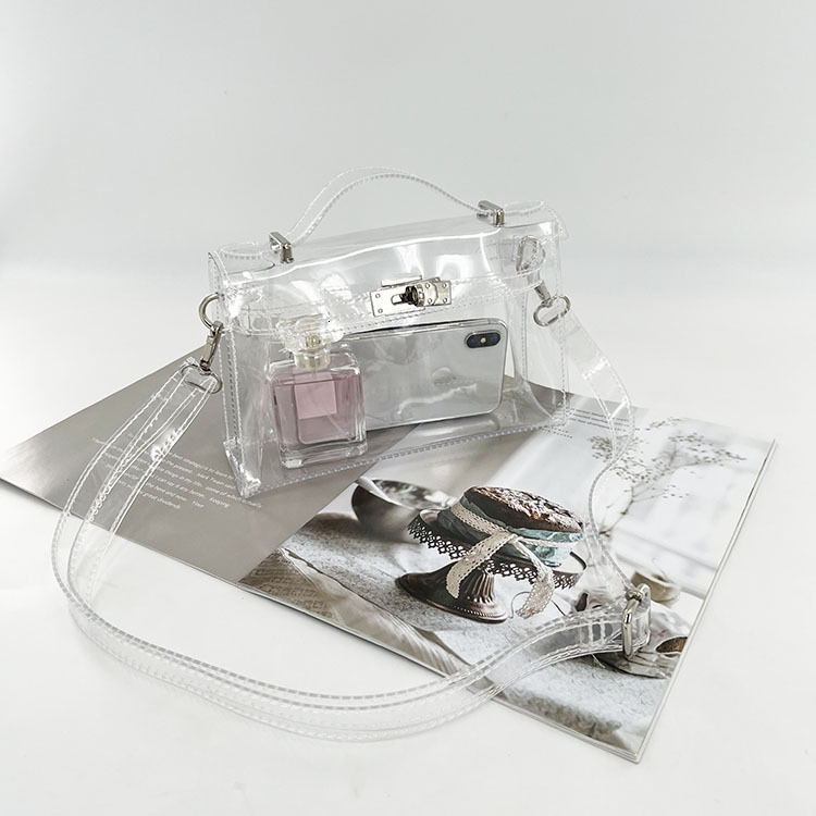 Free Shipping 2025 New Designer Bag Outdoor Beach Bag Fashionable Jelly Transparent Bag High-quality Handbag High-end Women's Shoulder Bag