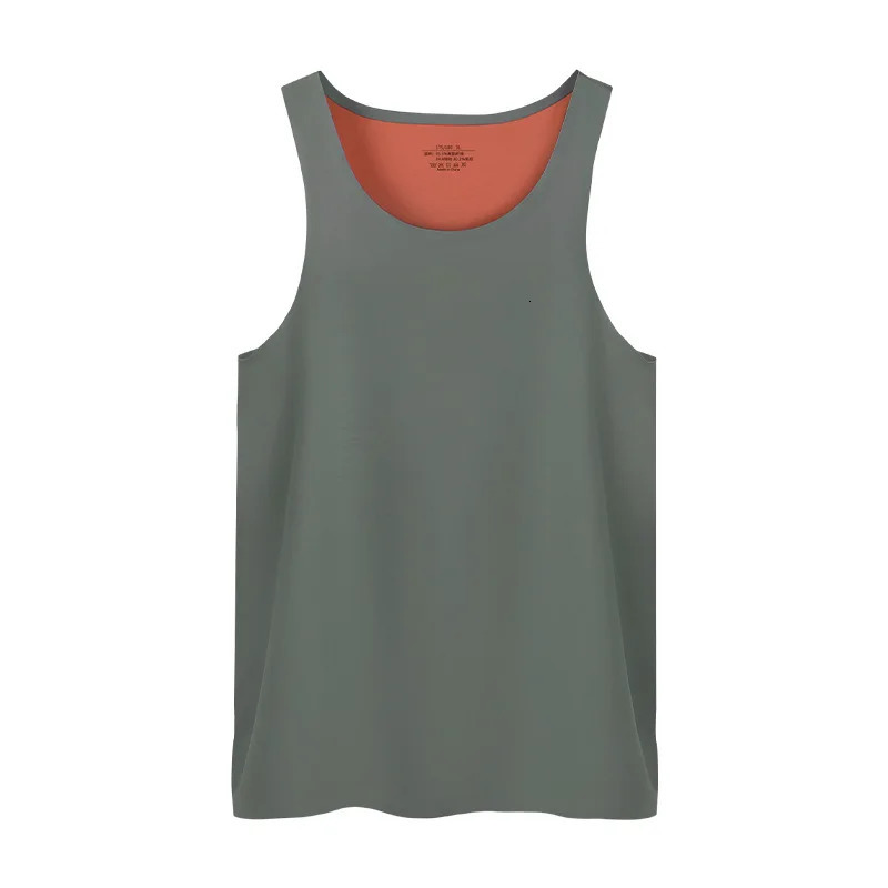 Summer Men Tank Tops Seamless Vest Mans Bodybuilding Undershirt Solid Slim Sleeveless Tshirts Male Tee Clothes Plus Size 250609