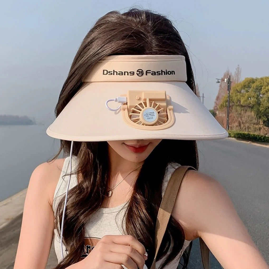 Solar Fan Hat Men and Women Solar Powered Fan Hat USB charging 5 Levels of Fan Speed 5-10 H Work Solar and Fan Hat for Fishing 250529
