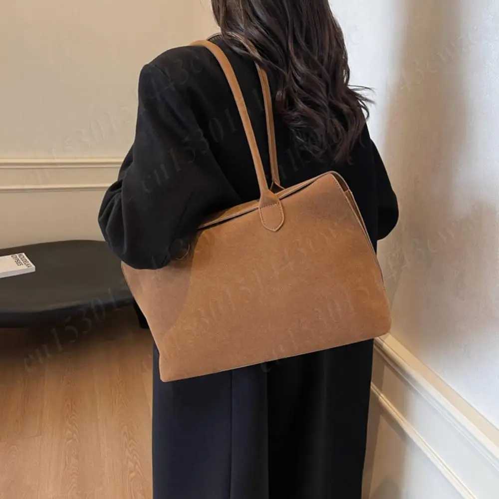 Retro Handbag for Women Suede Shoulder Bag with Inner Pocket Underarm Bag Suede Trendy Top Handle Bag Satchel Bag Work Bag XJ250610