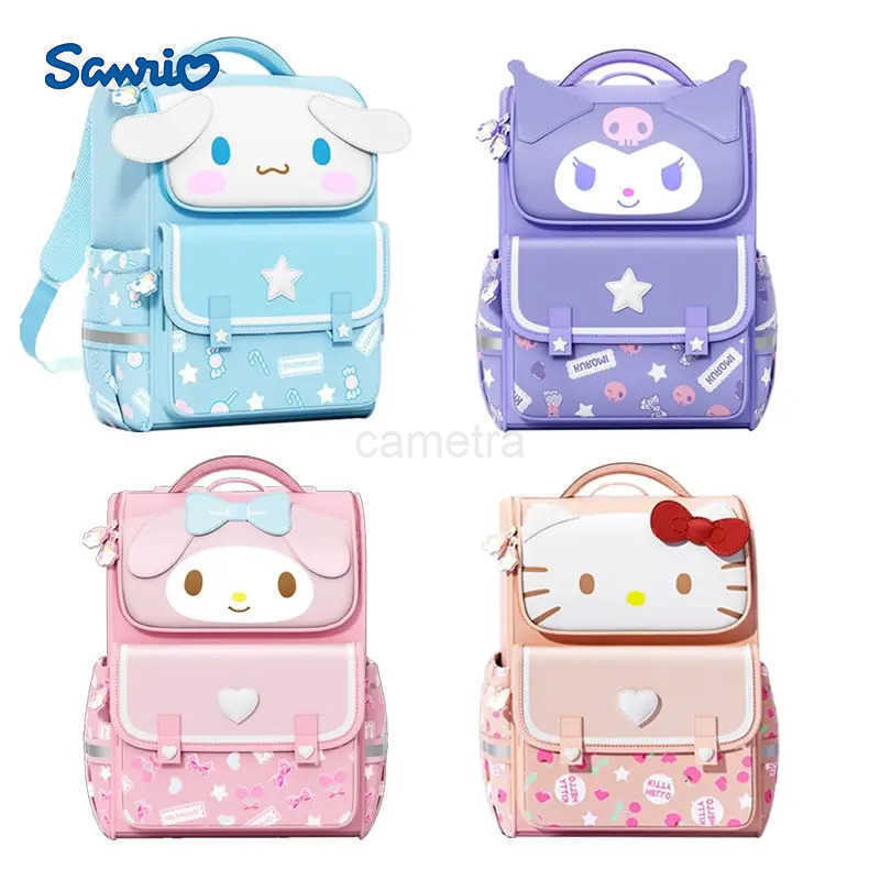 Sanrio Sanrioed Anime Kuromi Melody Cinnamoroll Hello Kitty Large Capacity Backpack Cute Schoolbag Cartoon Student Shoulder Bag Gift XJ250611