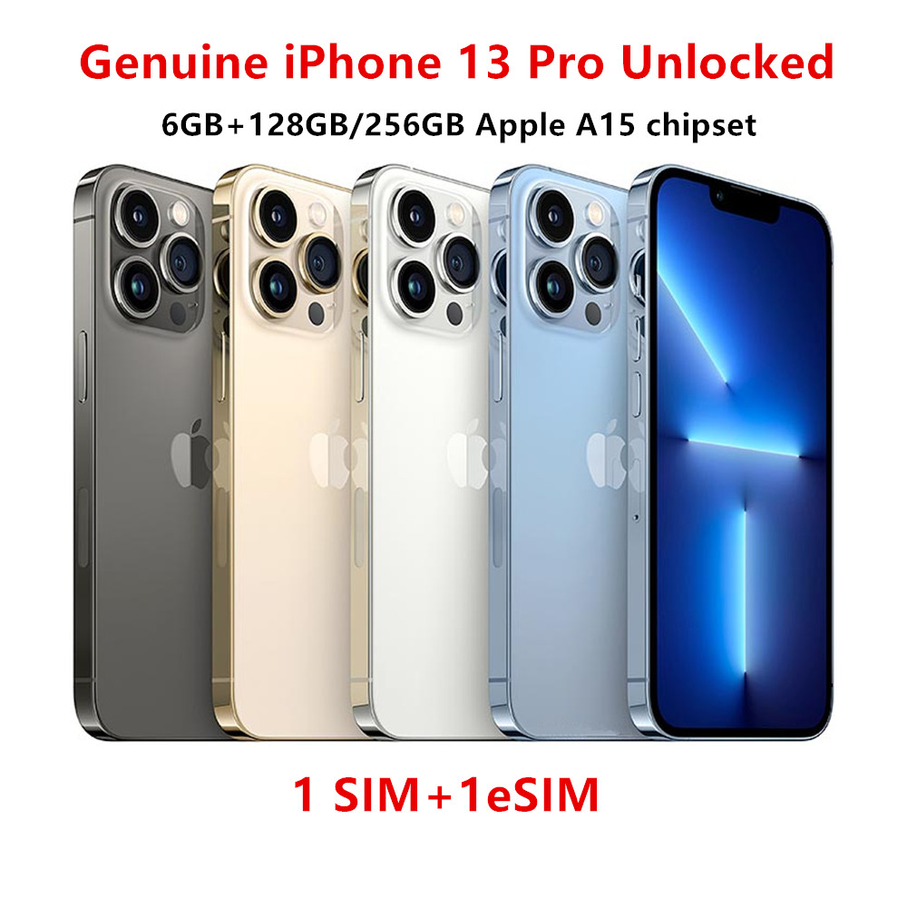 Apple iPhone 13 Pro - Original Unlocked with Face ID NFC 5G Smartphone | Available in 128GB & 256GB Storage refurbished iphone
