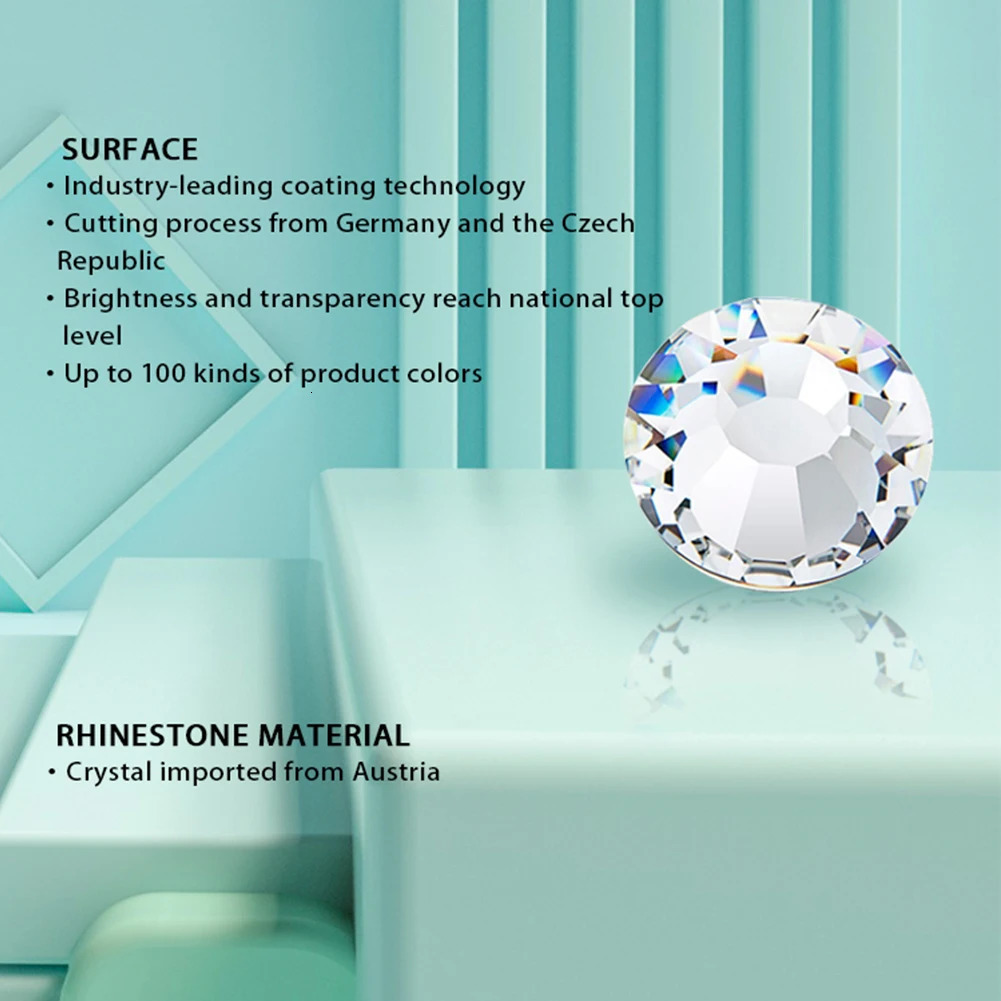 YHB 134174 Glitter Cold Fixation Flat Back Nonfix For Bags Nails Fabric Garment Decoration Jewelry Accessories 250606