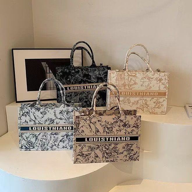 Designer Bag Fashion Large Canvas Tote Shoulder Crossbody Bag Classic Unisex Travel Beach Shopping Purse