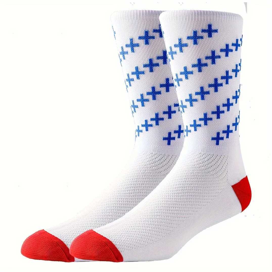 6Pairs Men Women Non Slip Sole Sport SOCKS for Basketball Baseball Soccer Cycling Tennis Z250610