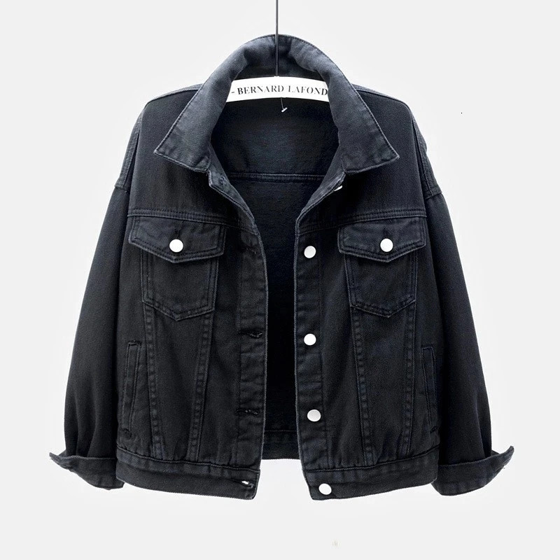 Spring Autumn Denim Jacket For Women Loose Tops Basic Coat Female Jean Jackets Fashion Purple Yellow Loose Lady Outerwear 250609