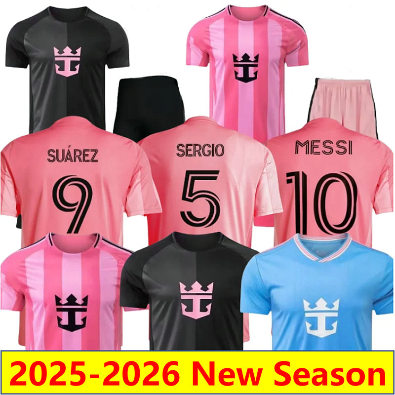 25 26 Inters MESSIS Soccer Jerseys Miamis SUAREZ Football Shirt 2025 2026 ALLENDE CREMASCHI SERGIO SEGOVIA GRESSEL Kit women men kids uniforms Size S-4XL