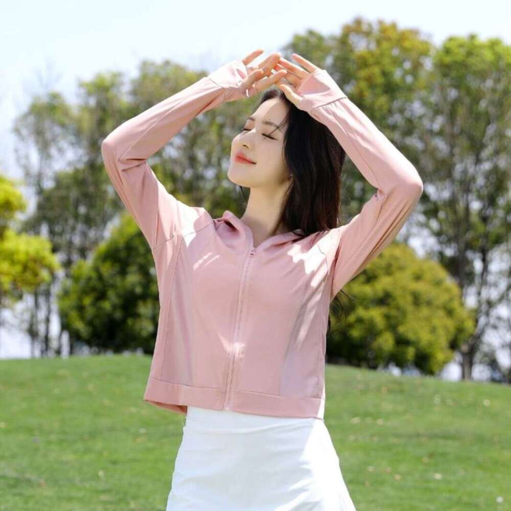 Designer Clothing 2025 Slim Fit Ice Silk Sun Jacket For Women, Summer UV Protection Clothing, 2025 New Outdoor Cardigan Coat Top
