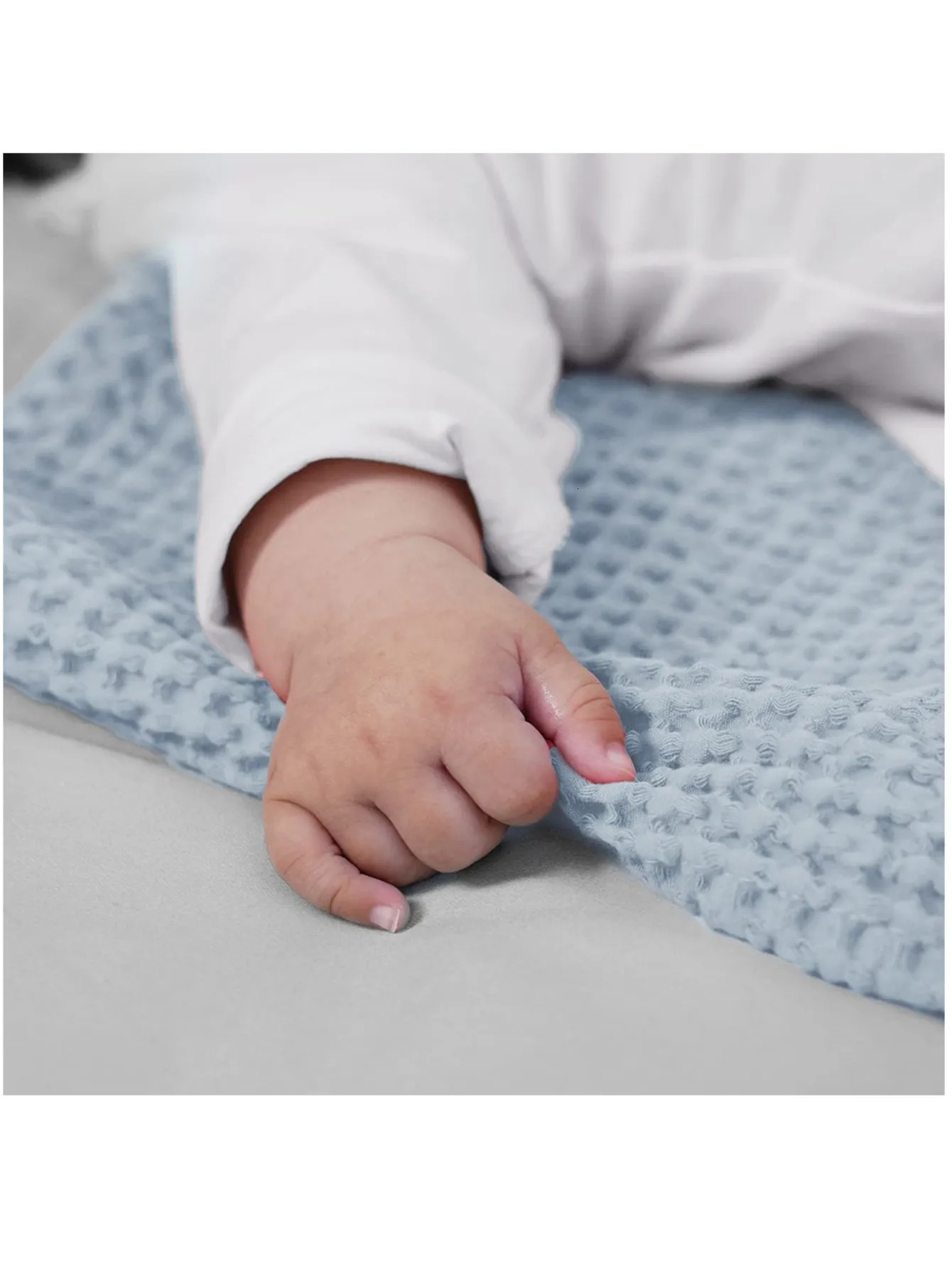Waffle blanket Personalized Super Soft born Cotton Bedding Knitted Gift Blanket Muslin 250527