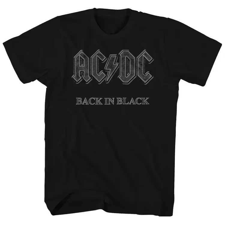 New Arrival Summer Women Cotton T-Shirt Rock Band Graphic Clothing Men Fashion Letter ACDC Printing Tops Tees Female Casual Streetwear Z250611