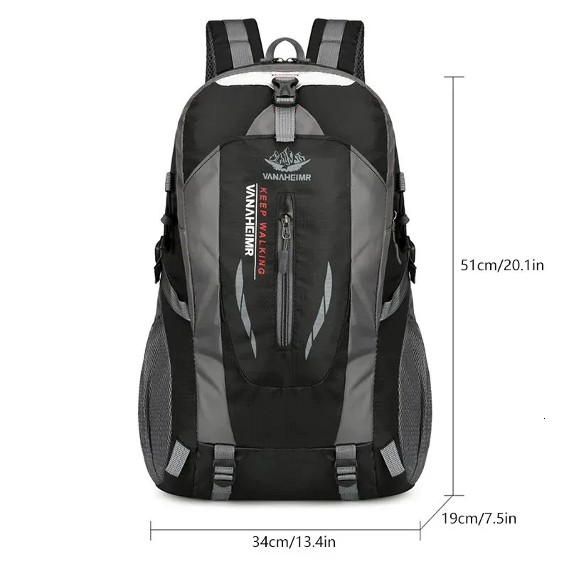 40L Outdoor Waterproof Large Capacity Hiking Bag 250610