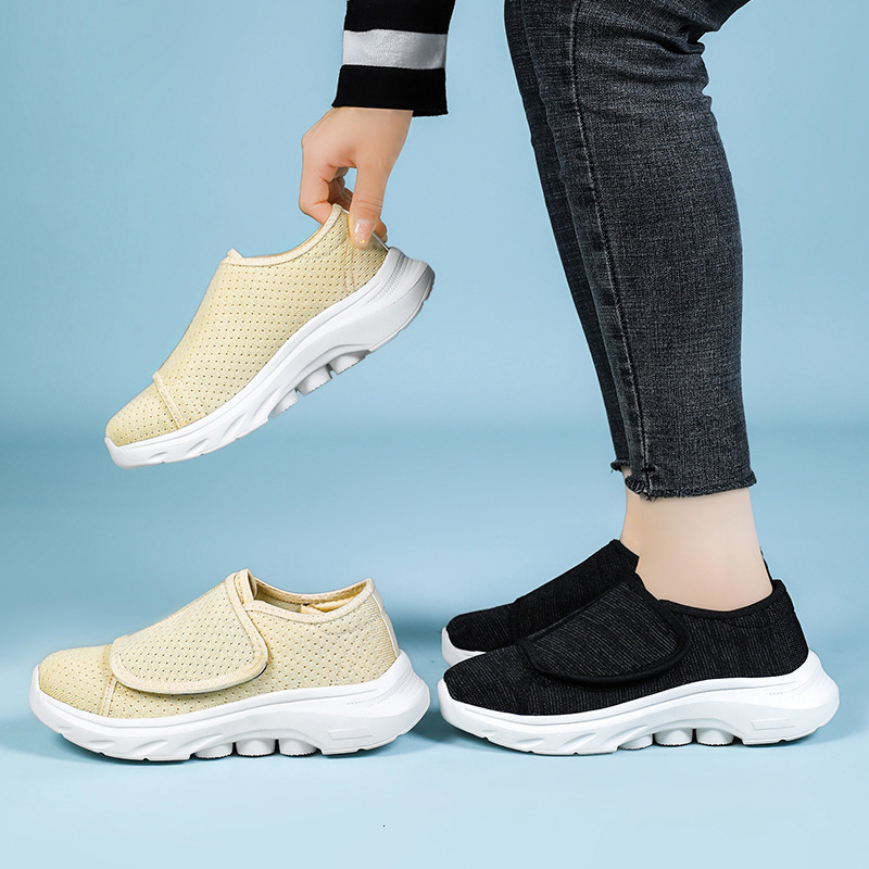 Ddmyoutdoor Women S New Magic Tape Convenient For Middle Aged And Mothers EVA Cold Adhesive Lightweight Casual Comfortable Elderly Shoes Outdoor Shoes