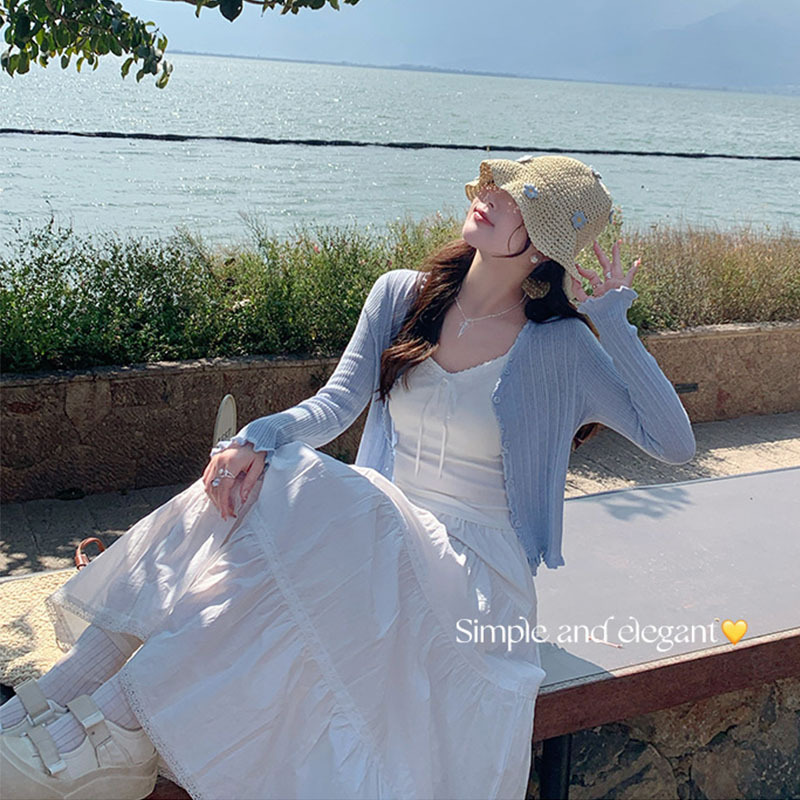 GY120 Skirt Women Summer 2025 Spring New Umbrella Skirt Midi Skirt A-line Skirt