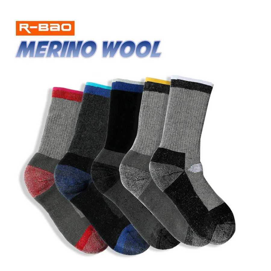 2 Pairs Merino Wool Thermal Socks For Men Women Winter Keep Warm Ski Hiking Socks Sports Outdoor Thermosocks Thicken M L XL Z250610