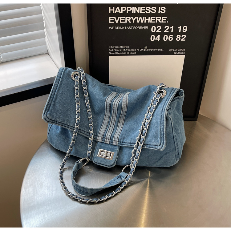 Free shipping designer Shoulder bags for womans ladies flap lady fashion casual square Denim wandering bag handbag women crossbody Underarm bag