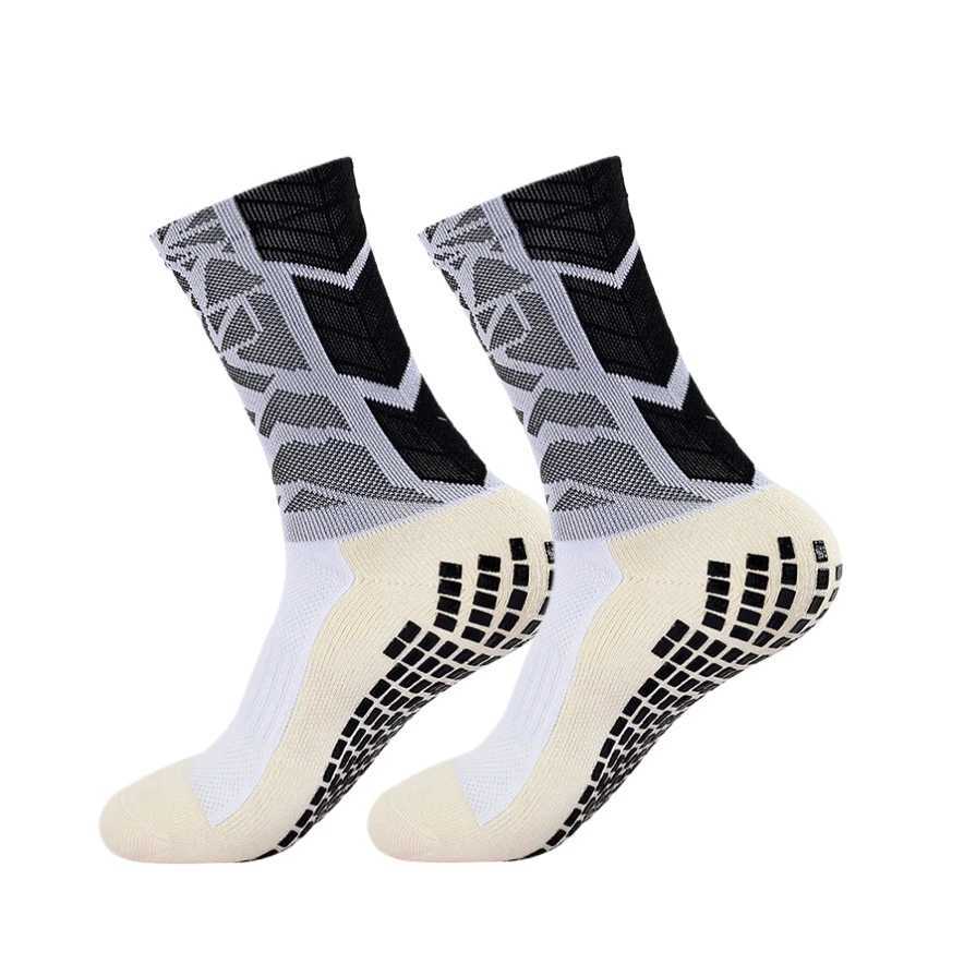 6Pairs Men Women Grip SOCKS Sport Towel Bottom Terry Ankle Protection SOCKS Soccer Basketball Skateboard Z250610