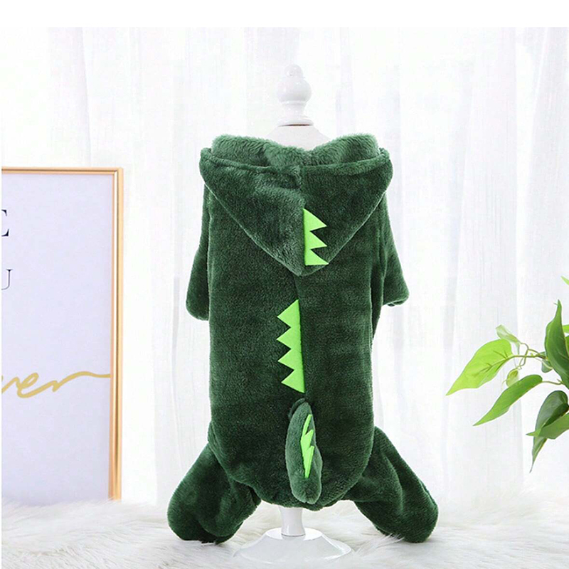Pet Cute Embroidered Dinosaur Transformation Costume
