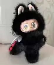 Premium Qu Monster Labubu Zimomo Angel Creative Mokoko Figure Vinyl Pendant Doll Model Replica Toy Birth W250623