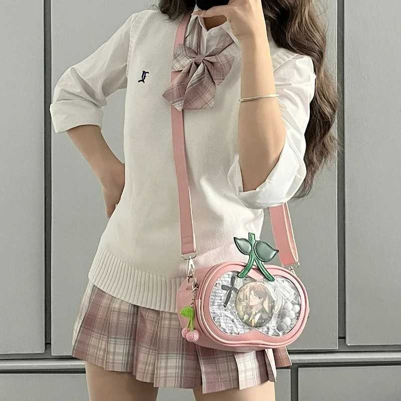 Cartoon Cute Girl Ulzzang Y2k Ita Bag New Original Niche Design Fashionable Exquisite Crossbody Bag JK Uniform Shoulder Bag XJ250610