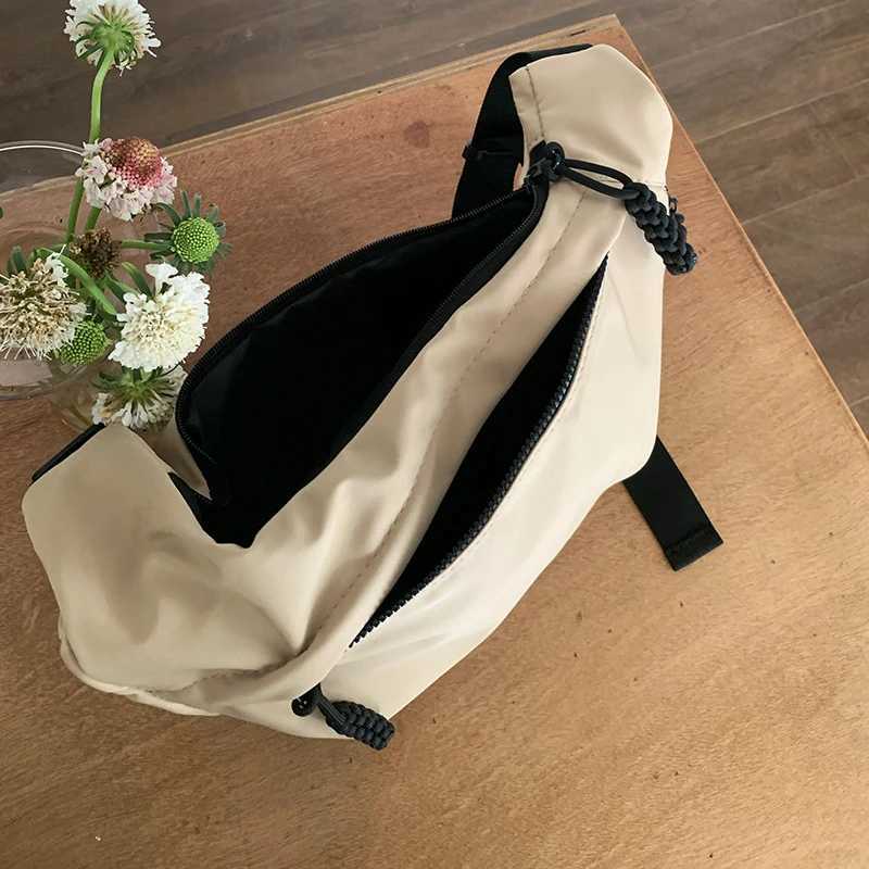 Large Capacity Nylon Crossbody Bags New Casual and Versatile Commuting Shoulder Bag Lightweight Sports Crossbody Hobos BagXJ250610