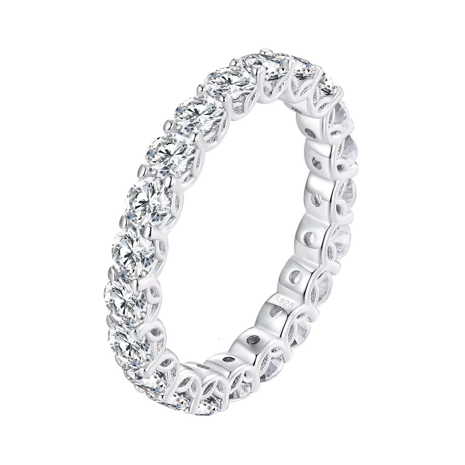 925 Sterling Silver Rings Moissanite Rings Bling Rings