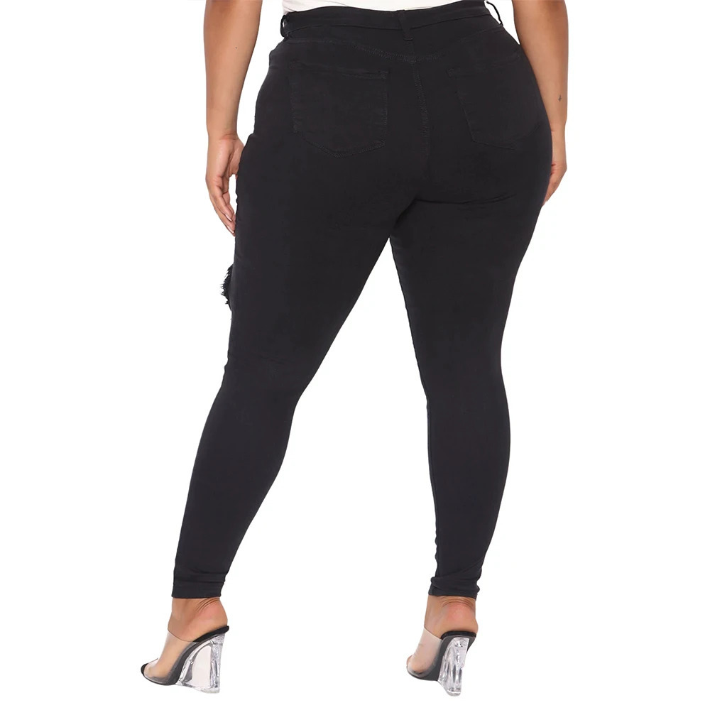 Womens Summer Fashion Skinny Denim Jeans Ladies Casual Buttons Pants Trousers Bottoms Plus Size Clothing 2024 250609