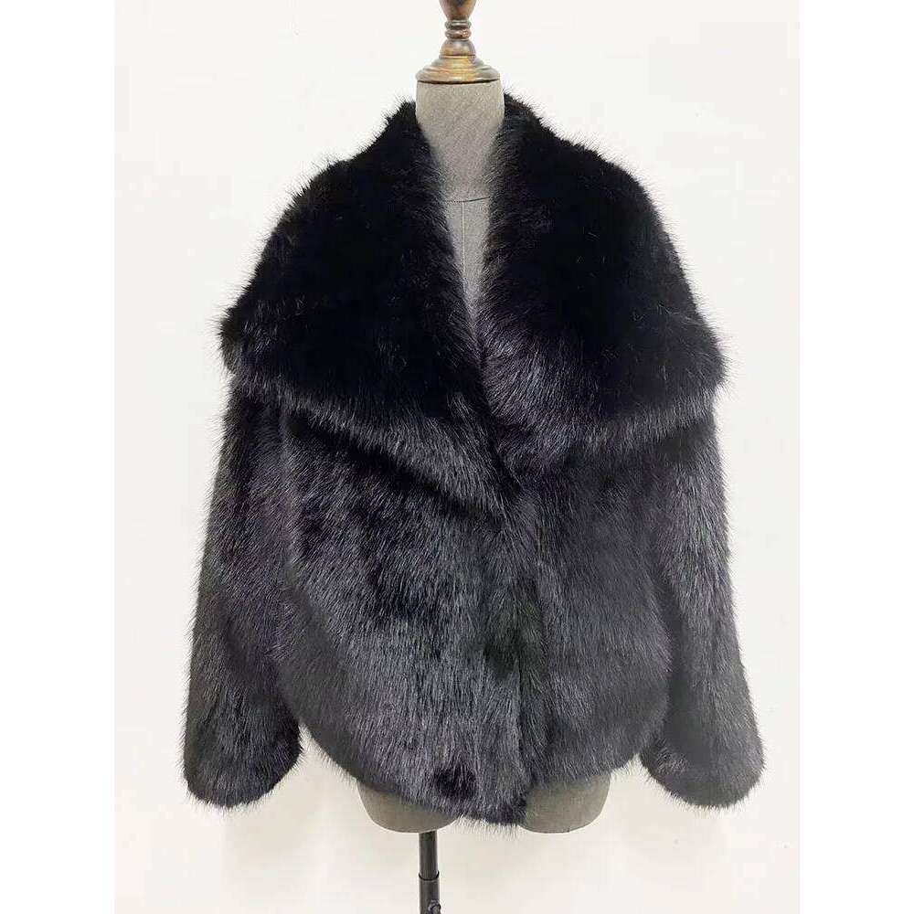 ZADORIN Fashion Oversized Turn Down Collar Fluffy Coat Vintage Faux Fur Jacket Coats Winter Clothes Women 2025