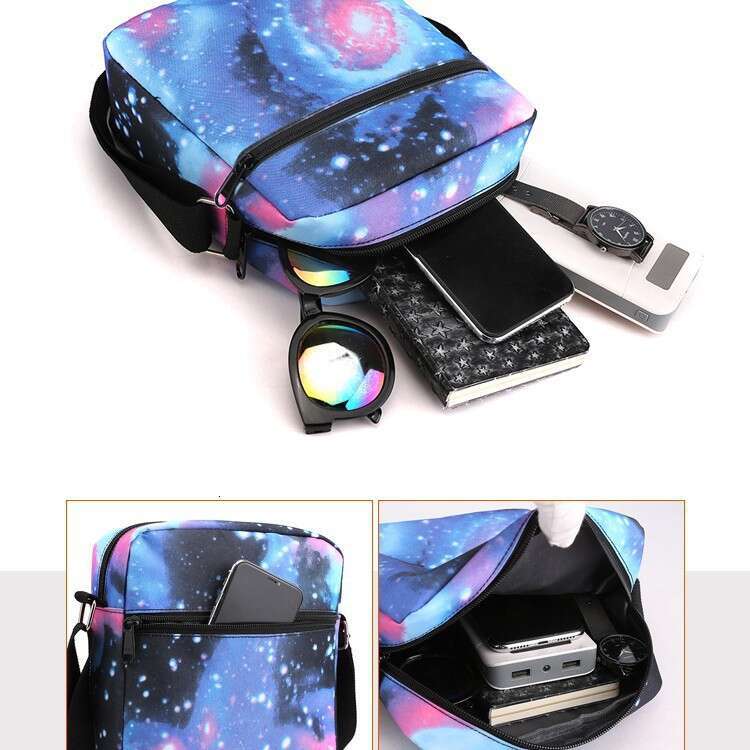 New Labubu Student Backpack Boys and Girls Children's Shoulder Crossbody Box Lunch Bag