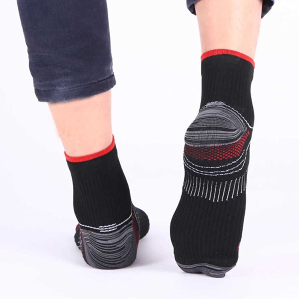 1/6 Pairs Men Plus Size Compression Sports Socks Foot Fascia Design Comfortable Breathable Deodorizing Running Cycling Socks Z250610