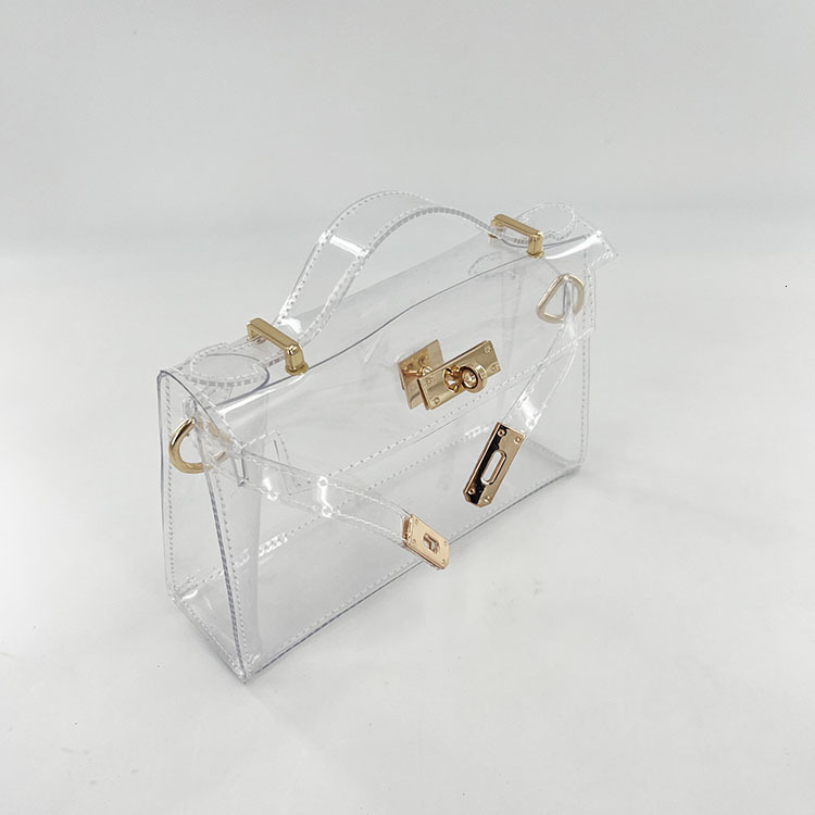 Free Shipping 2025 New Designer Bag Outdoor Beach Bag Fashionable Jelly Transparent Bag High-quality Handbag High-end Women's Shoulder Bag