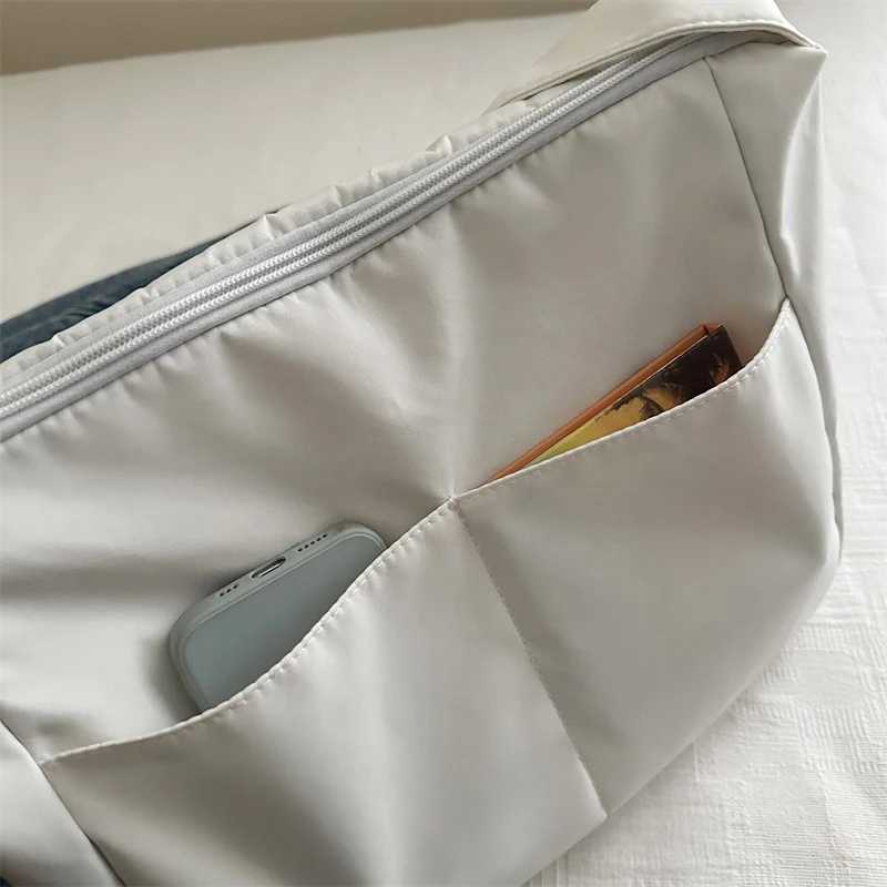 Large-capacity Bags Womens 2025 Spring New Niche Commuting Tote Bags College Student Class Single-shoulder Bag Crossbody Bags XJ250610
