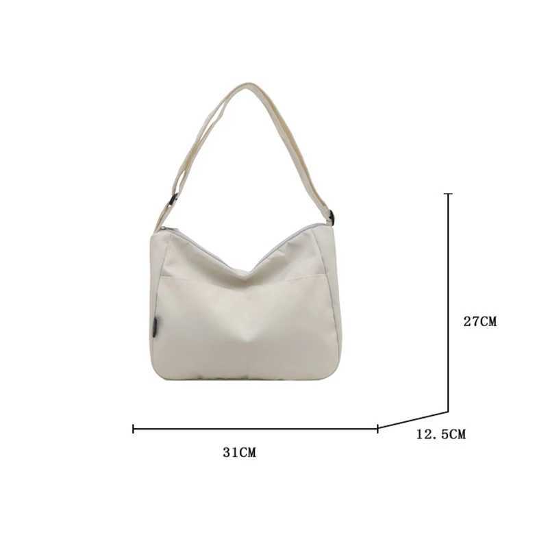 Large-capacity Bags Womens 2025 Spring New Niche Commuting Tote Bags College Student Class Single-shoulder Bag Crossbody Bags XJ250610