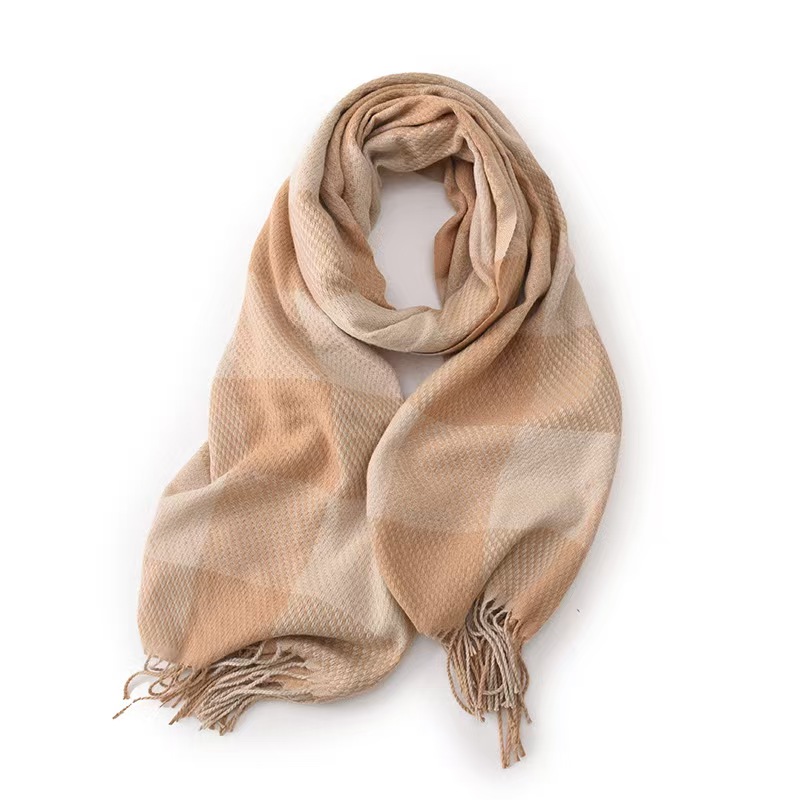 T938 scarf women's winter new all-match high-end medium-length cashmere warm thickened shawl
