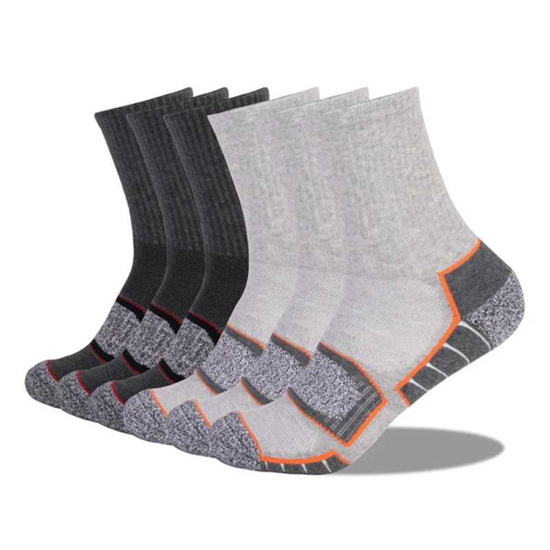 Winter Women Men Hiking Socks Warm Thicker Breathable Cotton Cushion Crew Outdoor Sports Skiing Trekking Work Boot Running Socks Z250610