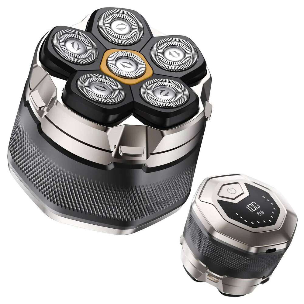 Sweker Head Bald Magnetic Electric Razor For Men Ipx7 Waterproof Rechargeable Shaver