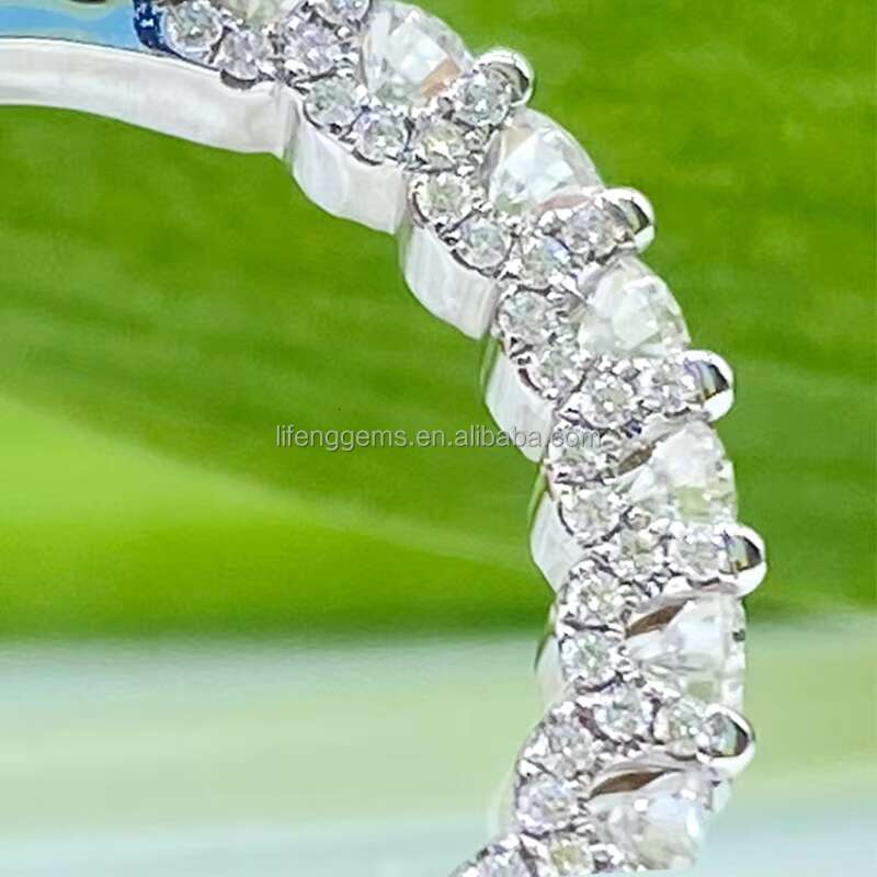 Factory Custom Moissanite Engagement Wedding Moissanite Ring 5ct 18k Gold Jewelry Cushion Cut Moissanite Fashion Jewelry Rings