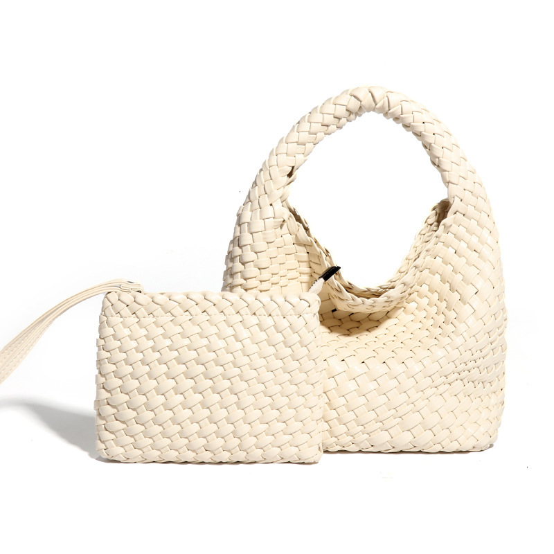 Free Shipping 2025 New Designer Bag Outdoor Beach Bag High Quality Women's Handwoven Trendy Shoulder Bag