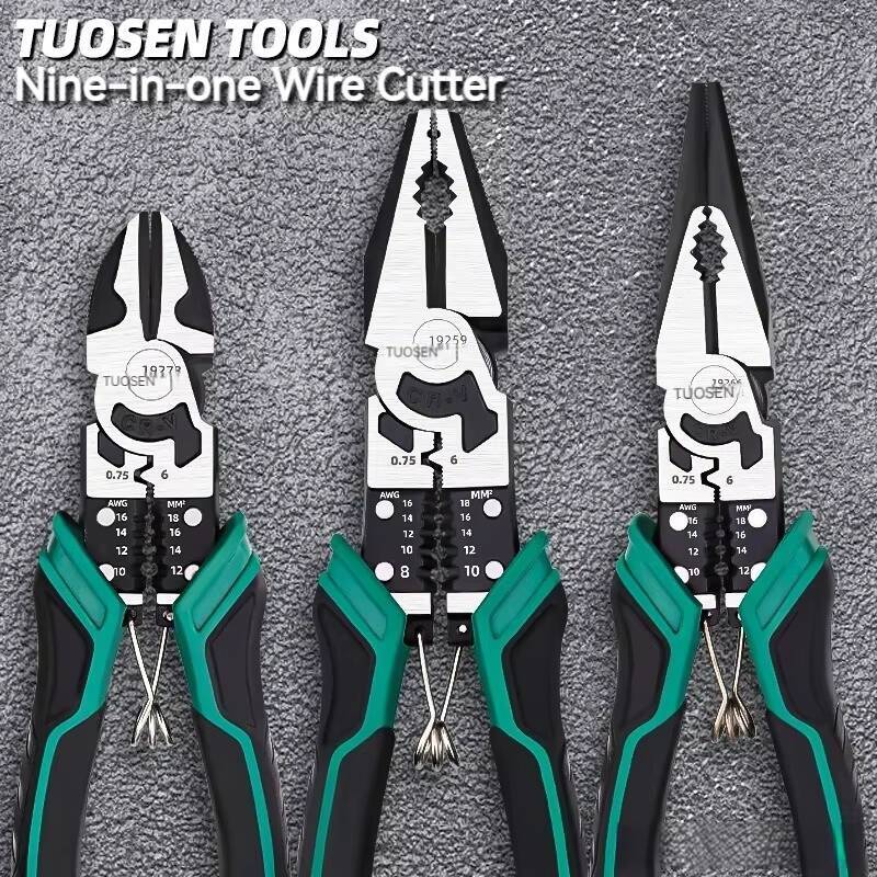 Multifunctional Diagonal Needle Nose Hardware Tools Universal Cutters Electrician Wire Pliers Set