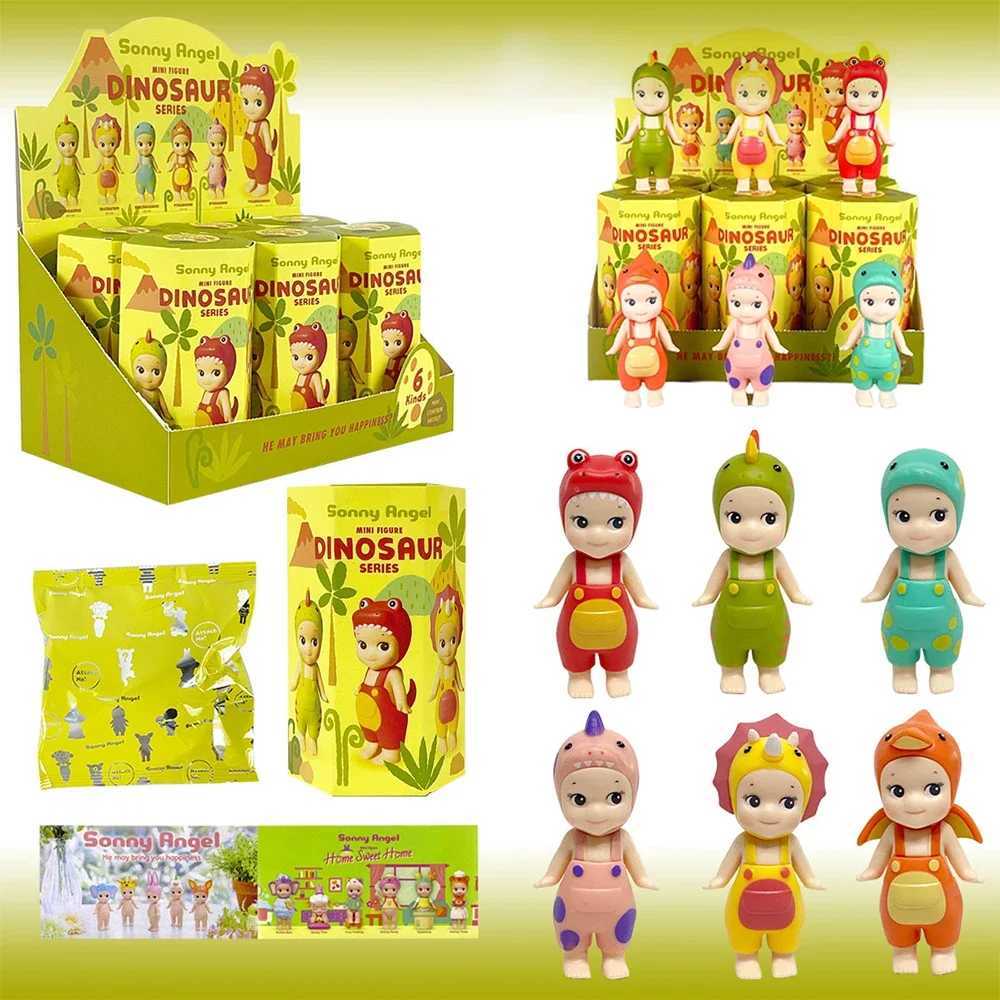 Angel Blind Box Dinosaur Series Surprise Gift Mini Anime Figure Ornaments Dolls Toy Cute Cartoon Children Christmas Birthday Gif