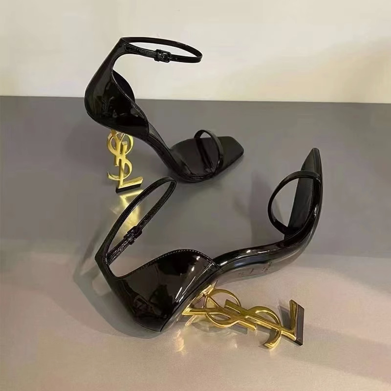 2025 hot new free shipping designer shoes for womens dress shoes black gold Summer New Fashionable Heels for Women