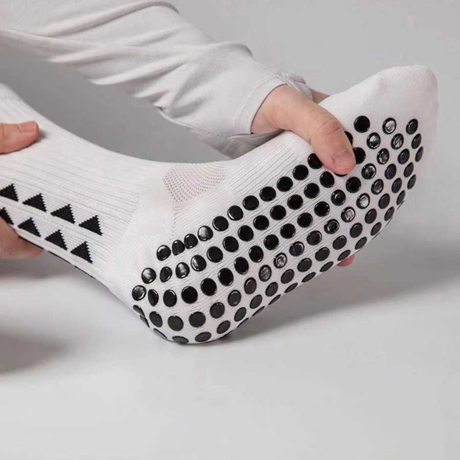 6Pairs Men Women Grip SOCKS Towel Bottom Sport SOCKS Soccer Cycling Running Exercise Athletic SOCKS Z250610