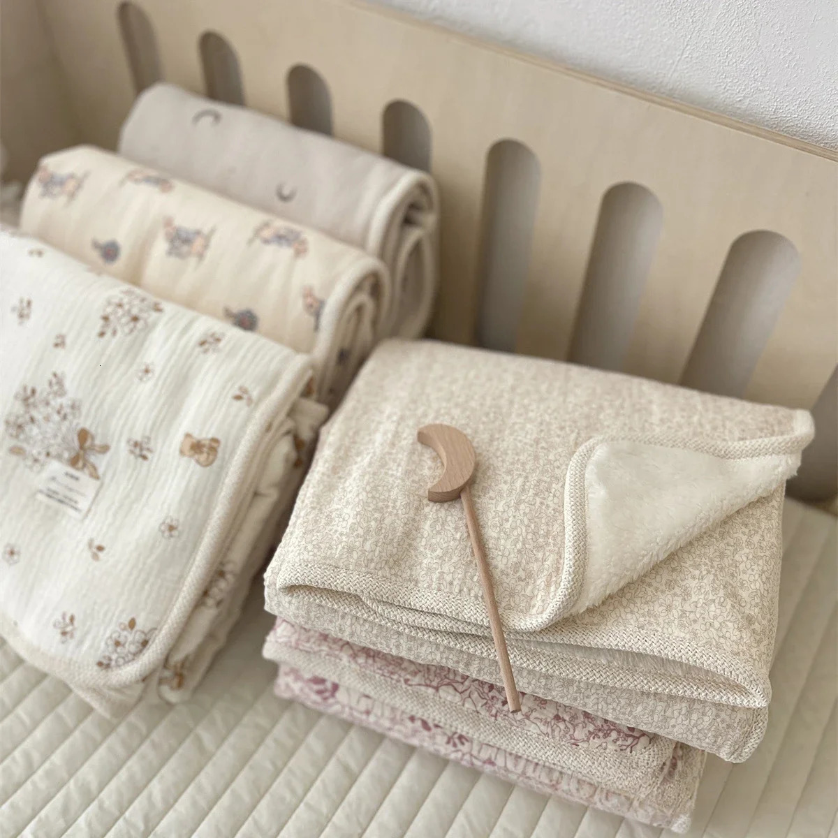 Soft Cotton born blanket Bedding Quilt Cover Thicken Fleece blanket born Receiving Blanket Babies Accessories 250527