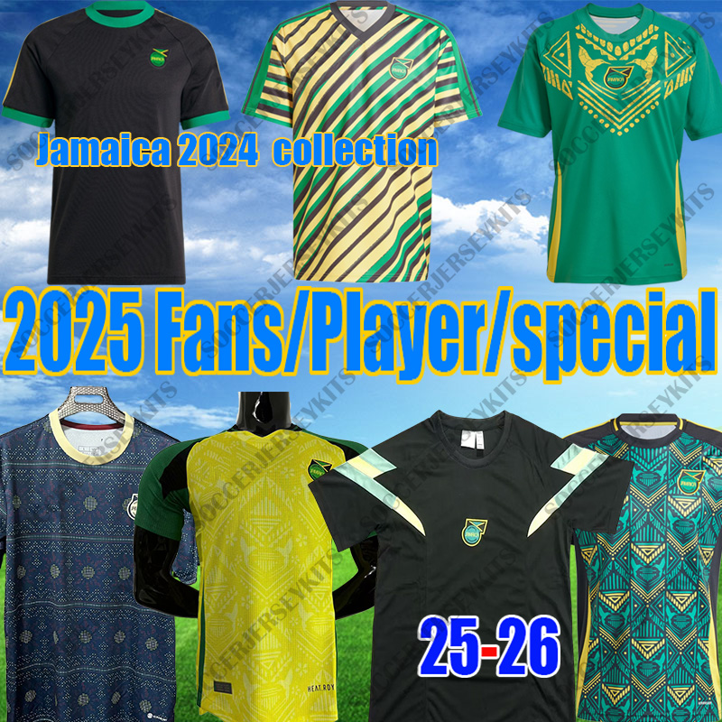 24 25 Jamaica Soccer jersey BAILEY 25 26 Jamaica training Jerseys football shirt Men kids kit shirts Football Team Uniform Soccer Wear Soccer Jerseys