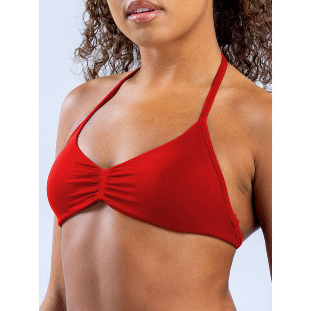 DHEssentials Womens Seamless Sports Bra Strappy Back High Elastic Yoga Workout Crop Top Activewear Fitness Bra