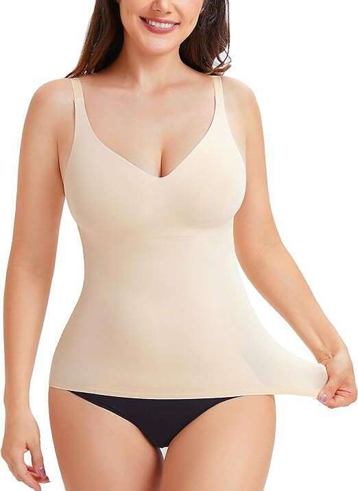 Women's Summer Outerwear With Chest Pads T-Shirt Camisole Style Inner High-Quality Vest B5